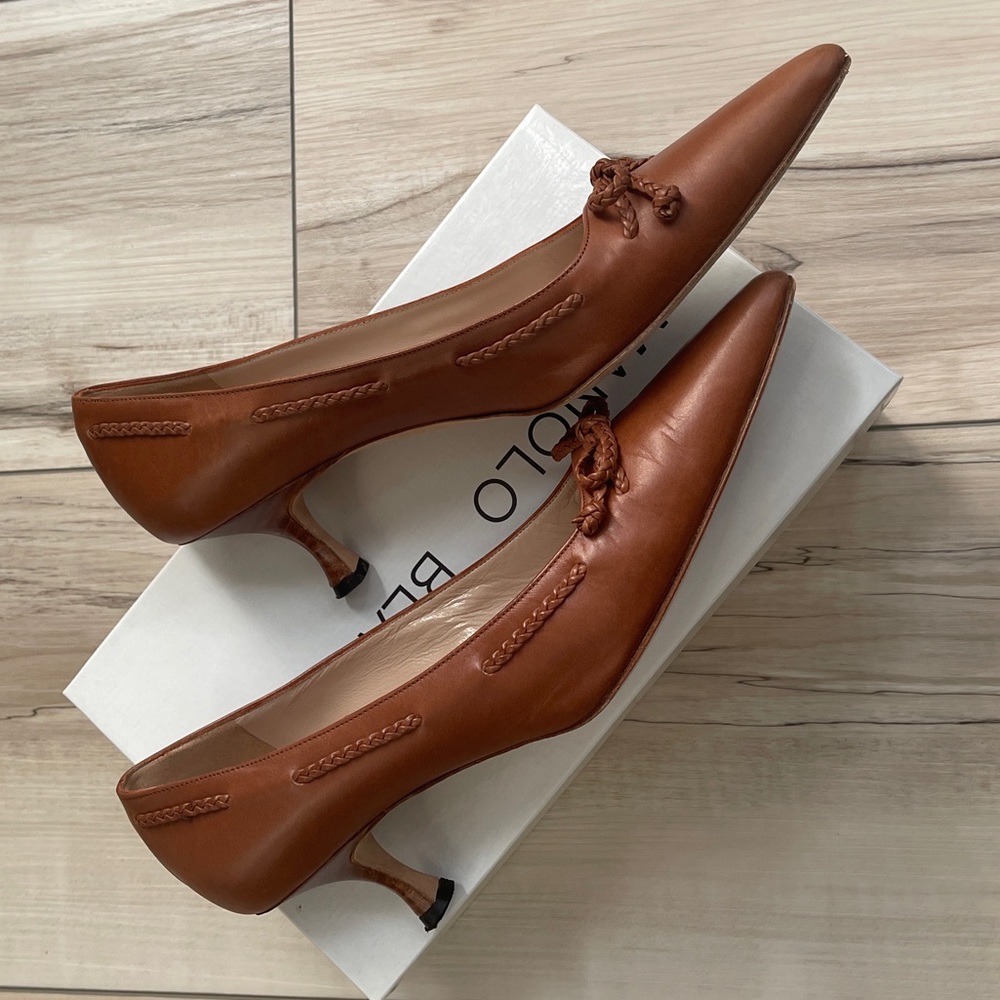 Manolo Blahnik Blassamock Heels